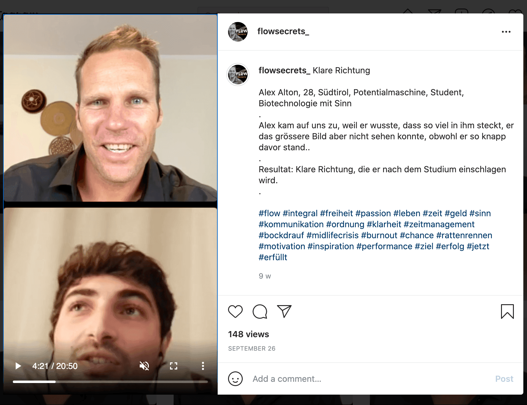 Video-Interview: Alexander Springenschmidt im Gespräch mit Alex Alton