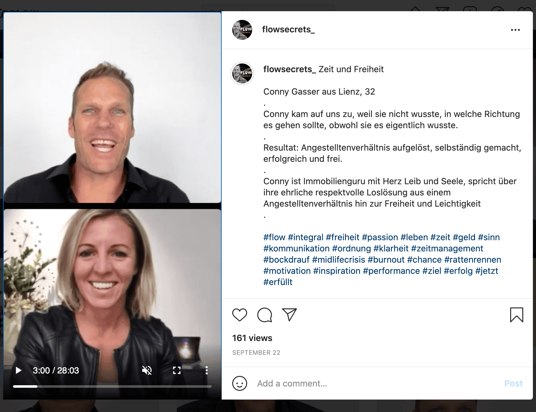 Video-Interview: Alexander Springenschmidt im Gespräch mit Conny Gasser