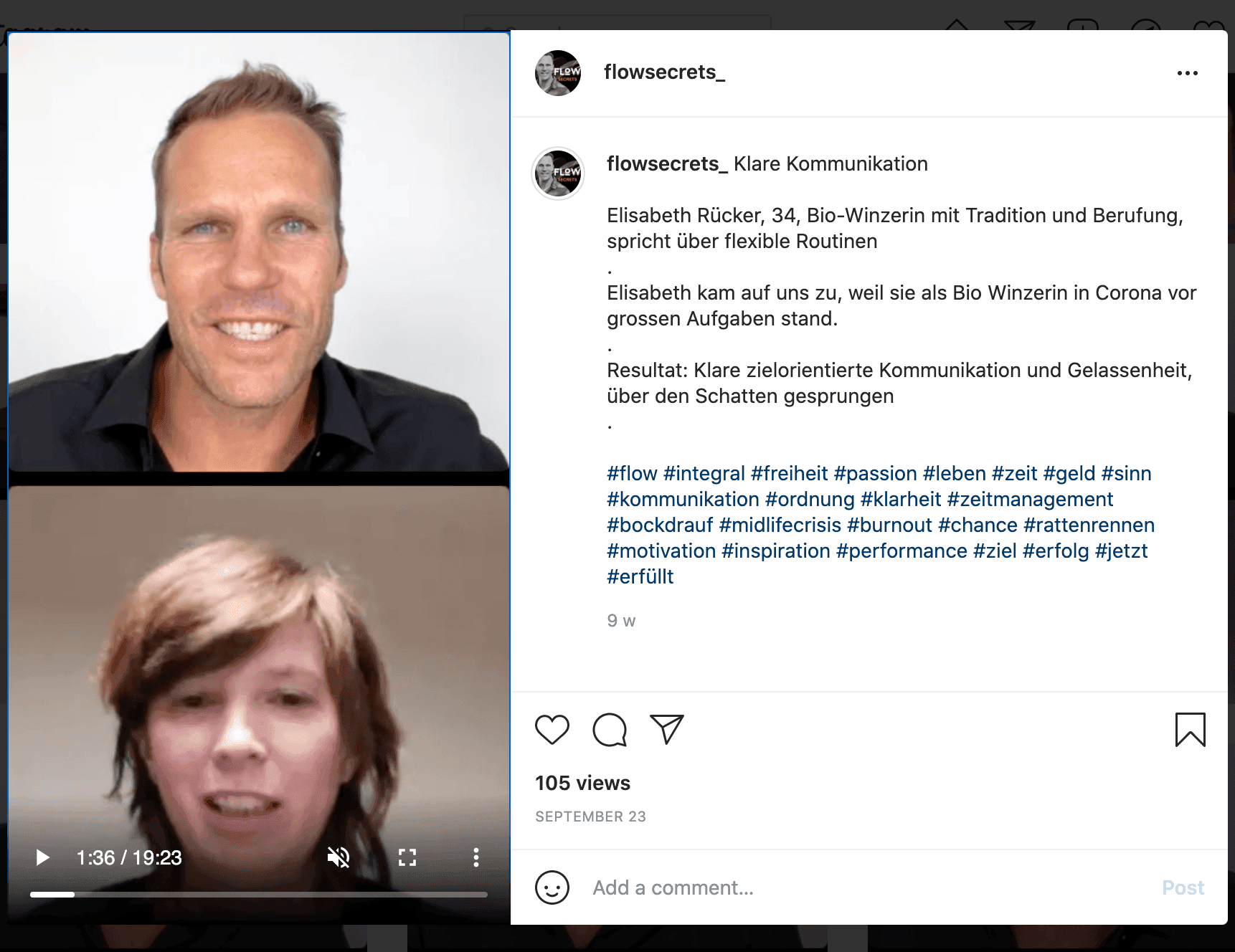 Video-Interview: Alexander Springenschmidt im Gespräch mit Elisabeth Rücker