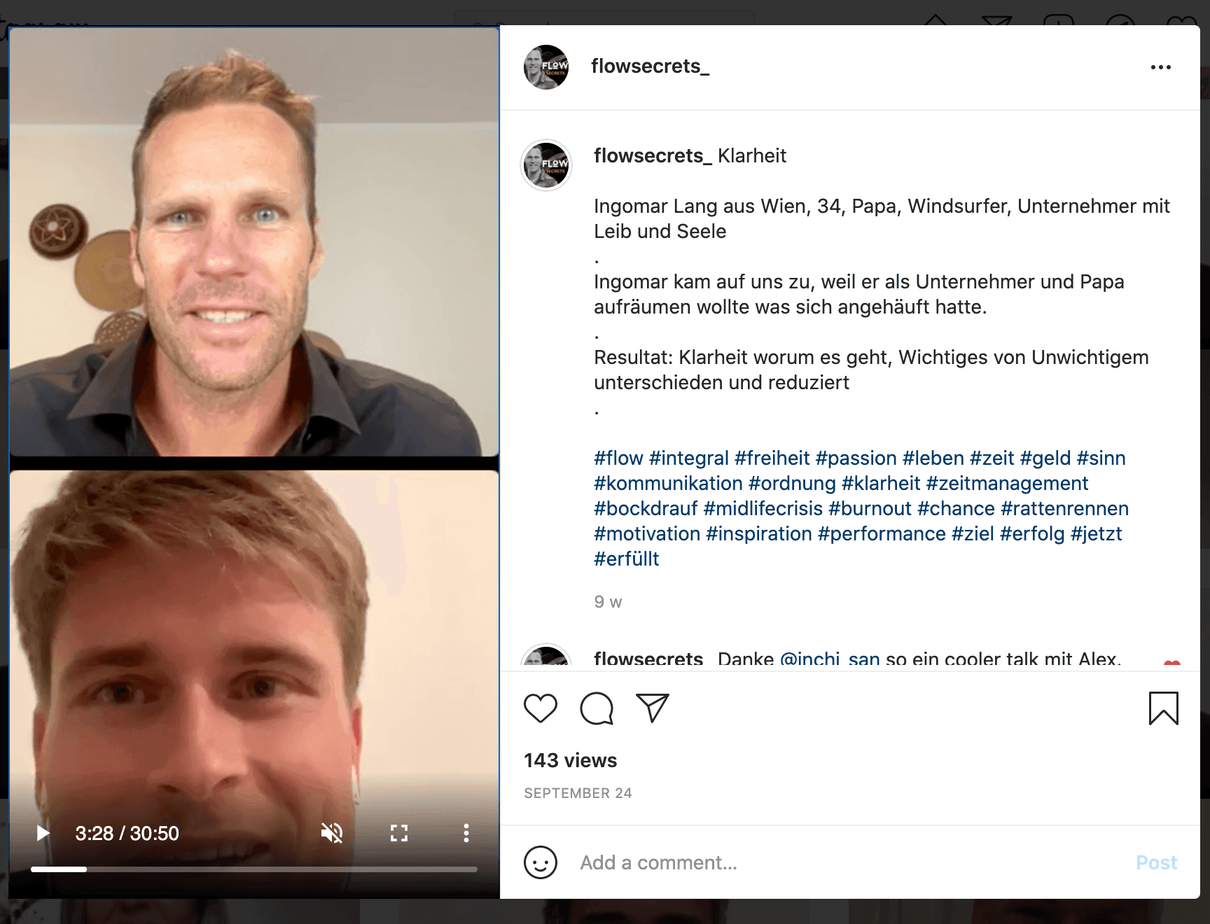 Video-Interview: Alexander Springenschmidt im Gespräch mit Ingomar Lang
