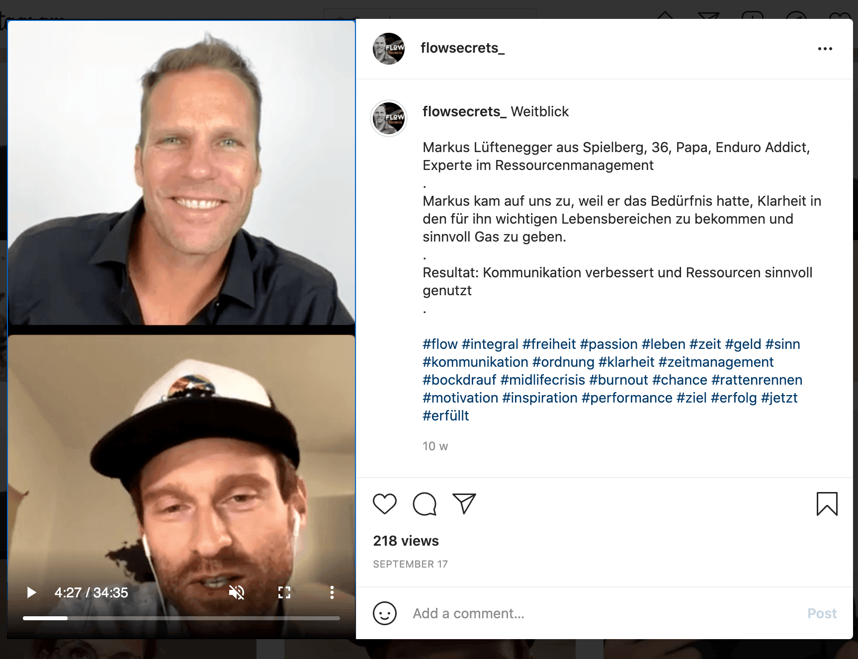 Video-Interview: Alexander Springenschmidt im Gespräch mit Markus Lüftenegger